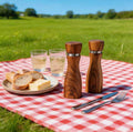 Pepper mill (hand-operated ) acacia wooden salt & pepper grinders with ceramic/stainless core