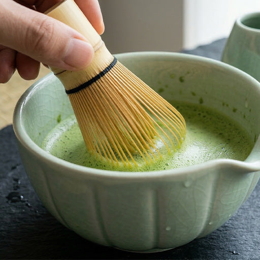 Matcha whisk set, ceramic matcha kit set includes matcha bowl, matcha whisk and holder, bamboo scoop, sifter, 5 pieces perfect matcha kit for matcha lover